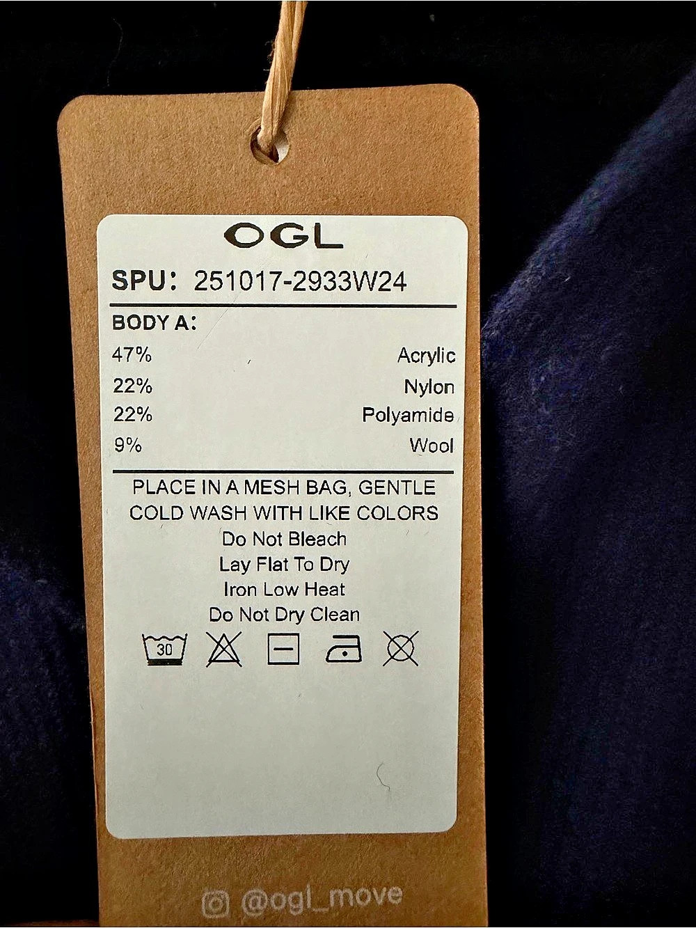 OGL Ribbed Sweater size XS - Picture 3 of 3
